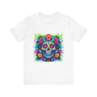 Flowerhead Sugar Skull Tee-Shirt